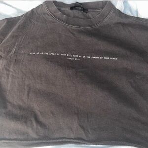 Grey forever 21 crop top🪷